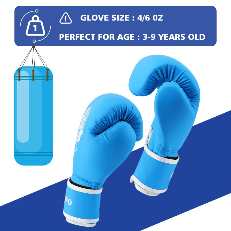 Redipo Kids Boxing Gloves, Sponge Foam Training Sparring Gloves Thai Kick Boxing for Kid and Youth, Suitable for Boys and Girls Age 3 to 9 Years - Image 5